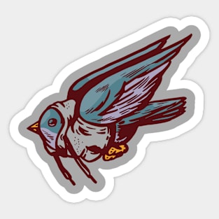 Wings Up Sticker